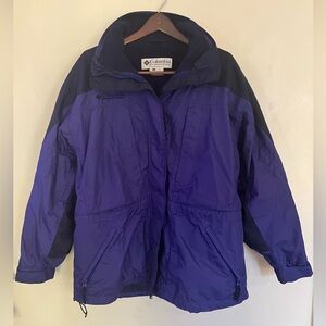 VTG 2000s Y2K Columbia Double Whammy 2 in 1 Ski Snow Coat Jacket L womens